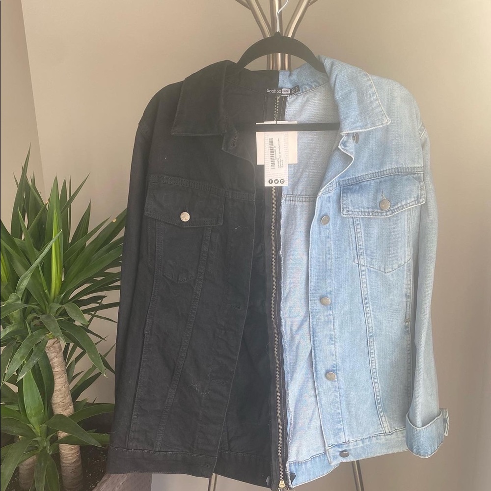 Boohoo Colour Block Denim jacket